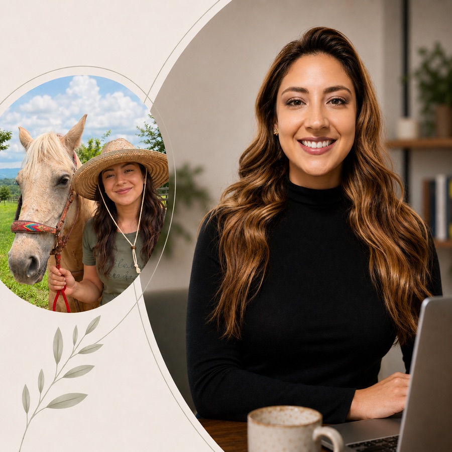 Xiomara González — en el campo y en el trabajo